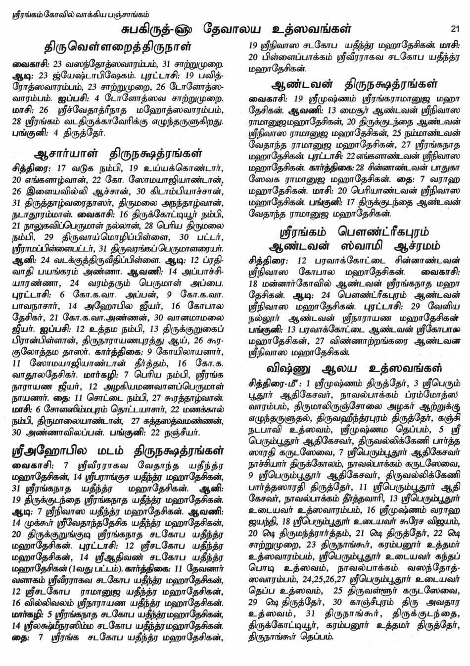 Panchangam